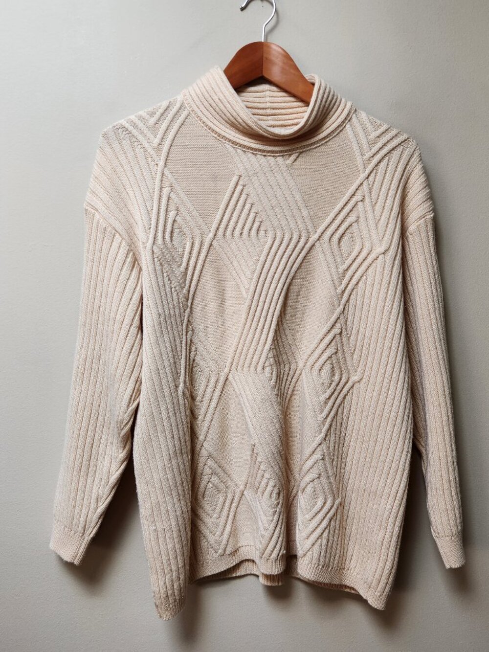 Lucia knit turtleneck sweater / L